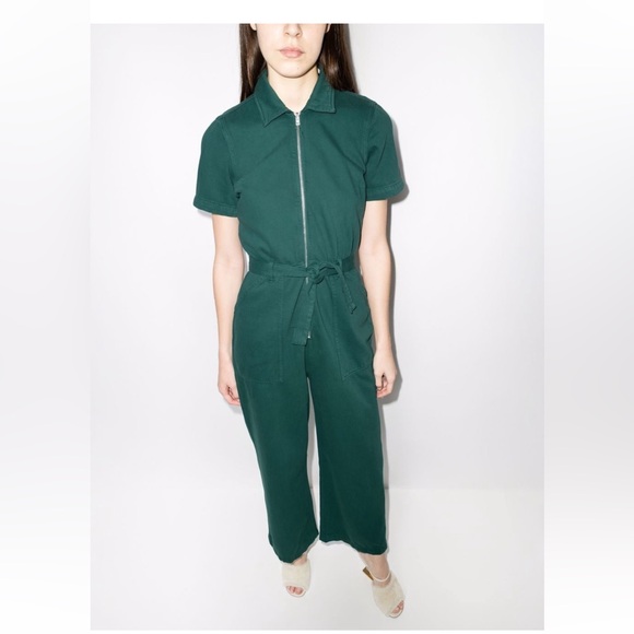 NWT Reformation Cassidy Jumpsuit - Jade - Picture 2 of 7